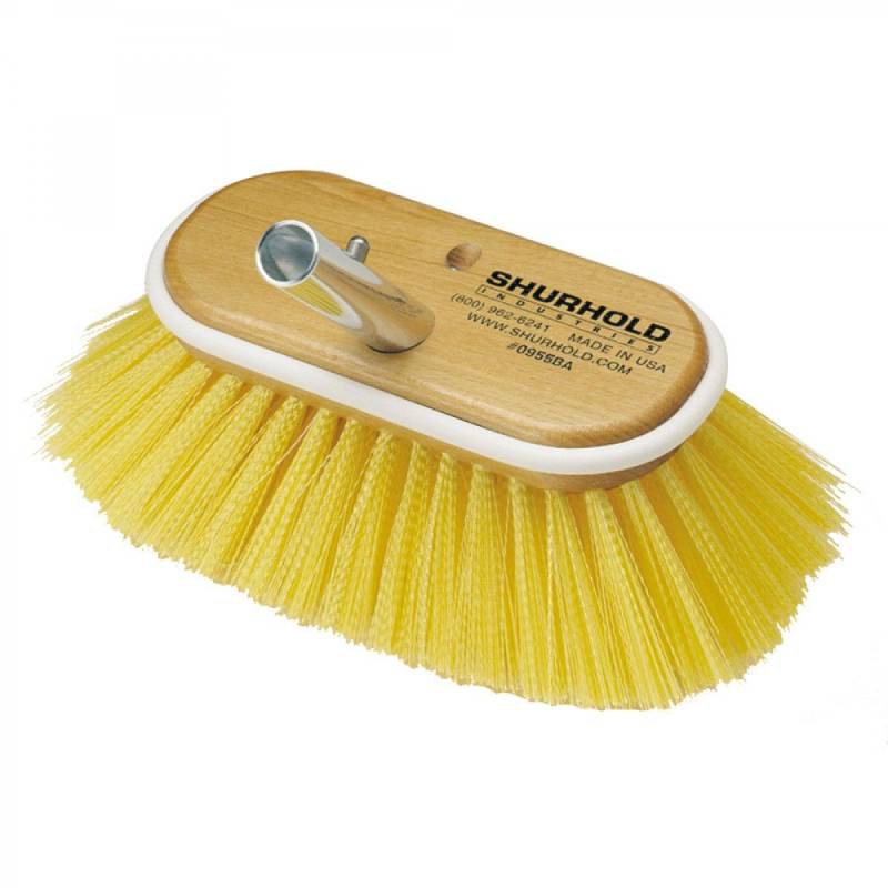 Shurhold | 955 Medium Deck Brush 6'', Yellow