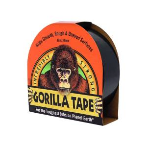 GORILLA | Duct Tape, Black, 48mm x 32m
