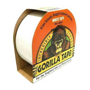 GORILLA | Duct Tape, White, 48mm x 27m