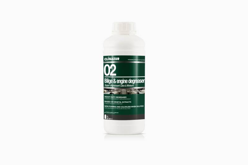 Clinazur | 02 Bilge & Engine Super Degreaser 1L