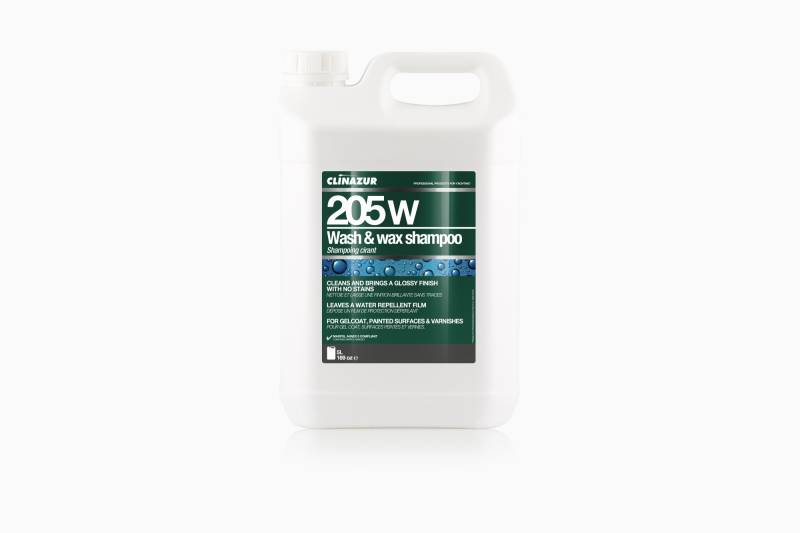 Clinazur | 205W Wash &Wax Shampoo 5L