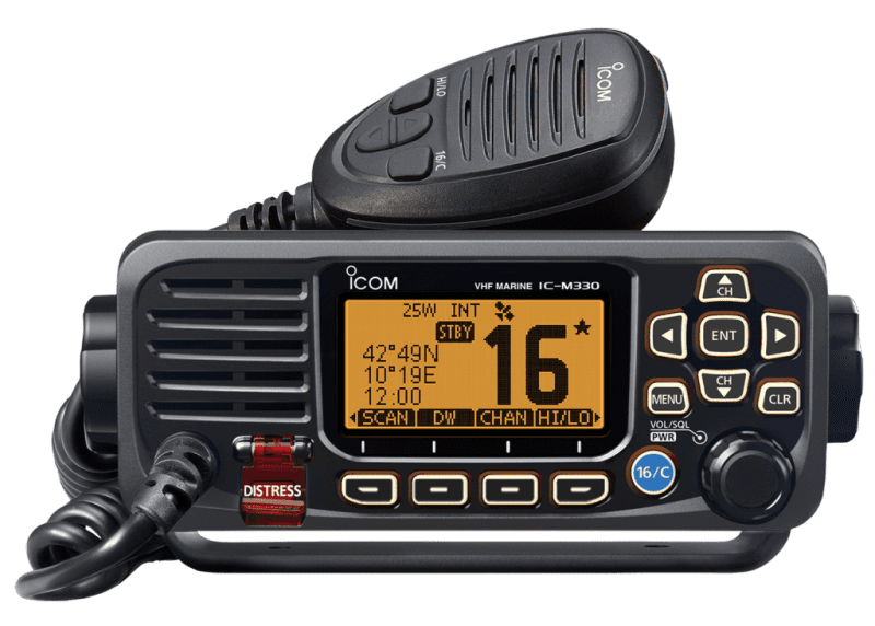 Icom | IC-M330GE Fixed Mount Class D DSC Marine VHF Transceiver with built-in GPS
