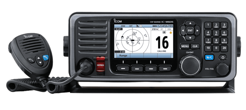 Icom | IC-M605E VHF Marine Transceiver Black with AIS receiver