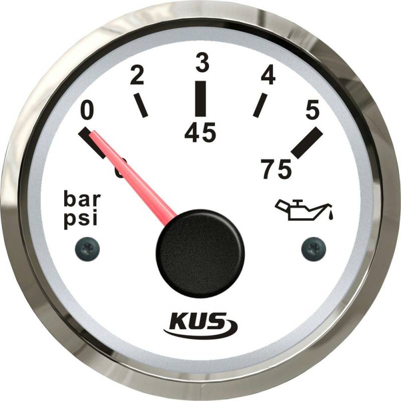 Kus | Oil Pressure Gauge 5Bar, Black - Image 2