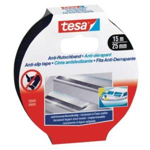 Tesa | Anti-slip Tape, 5m X 25mm, Black