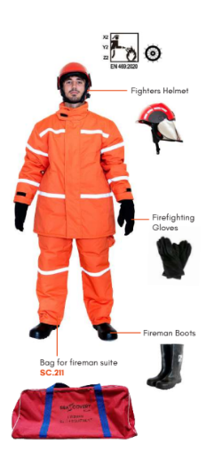 FIREMAN SUIT – PROTECTIVE CLOTHING SOLAS/MED